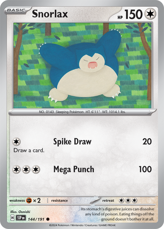 Snorlax 144/191