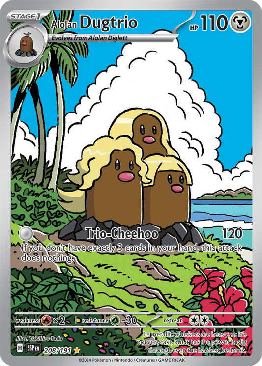 Alolan Dugtrio 208/191