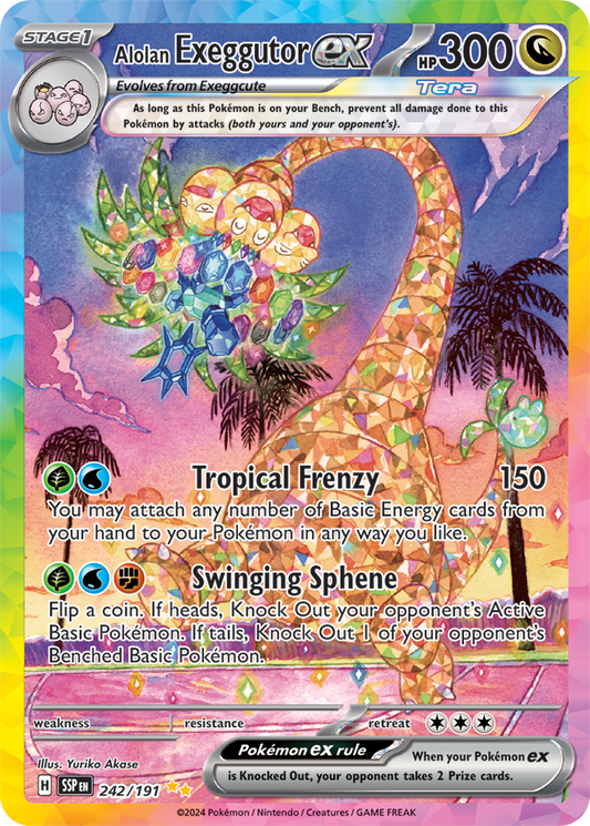 Alolan Exeggutor ex 242/191